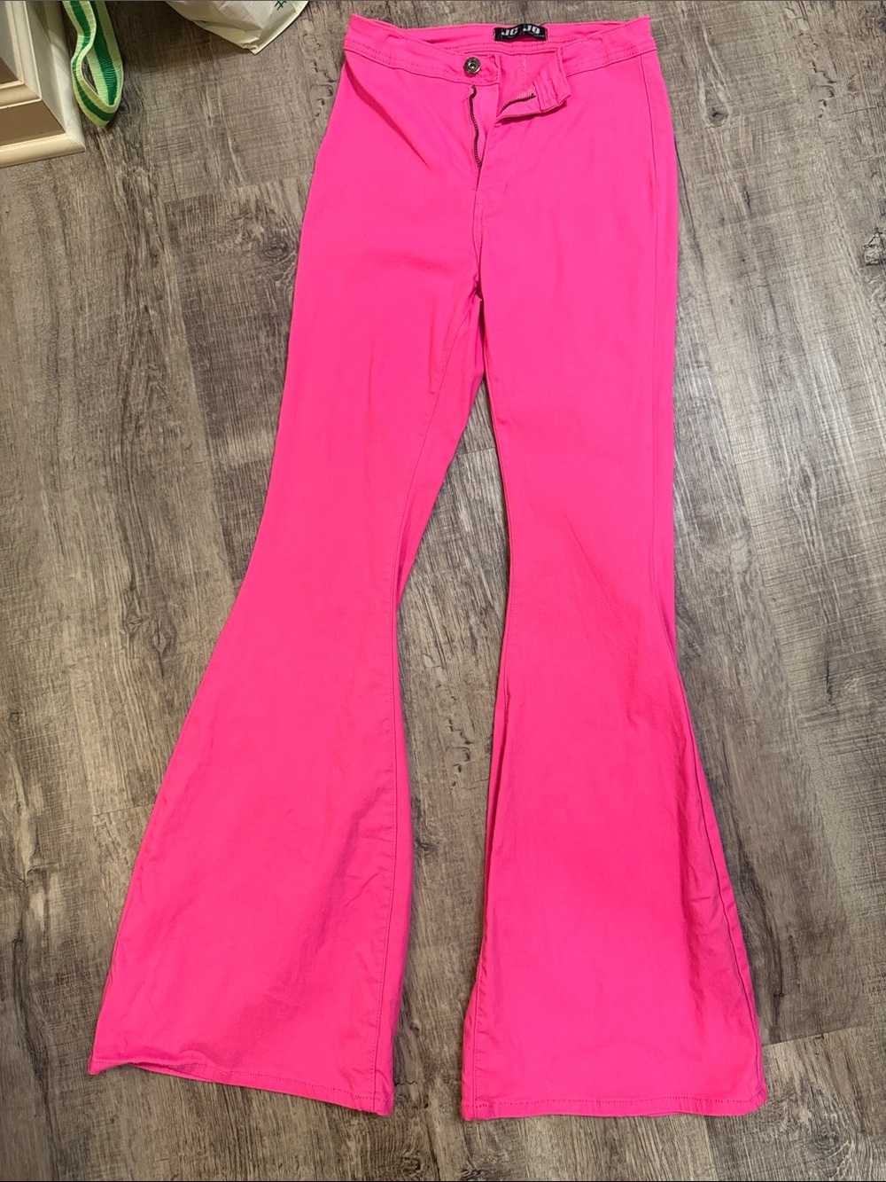Hot Pink Boot-Cut Pants - Retro Flare
